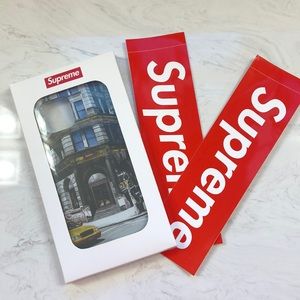 Supreme 190 Bowery iPhone 12 Case with box and stickers